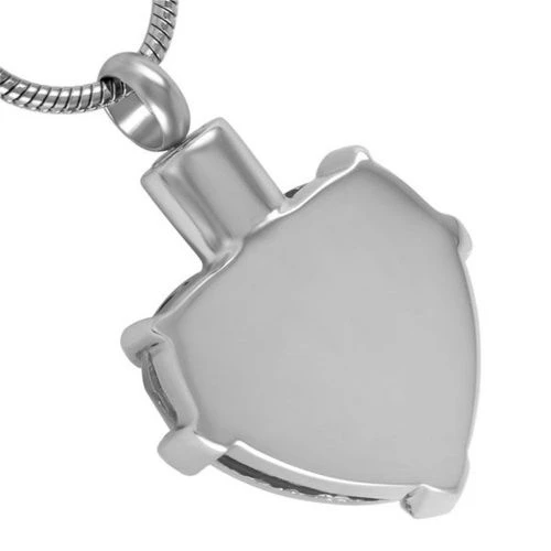 Always And Forever Heart Sapphire - Stainless Steel Cremation Ashes Jewellery Pendant 4 Always And Forever Heart Sapphire - Stainless Steel Cremation Ashes Jewellery Pendant - Image 2
