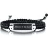 Always In My Heart Cord Bracelet - Stainless Steel Cremation Ashes Jewellery 2 Always In My Heart Cord Bracelet - Stainless Steel Cremation Ashes Jewellery -Ornaments Promotion Store alwaysinmyheartcordbracelet