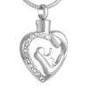 A Mothers Love - Stainless Steel Cremation Ashes Urn Jewellery Pendant 2 A Mothers Love - Stainless Steel Cremation Ashes Urn Jewellery Pendant -Ornaments Promotion Store amotherslove