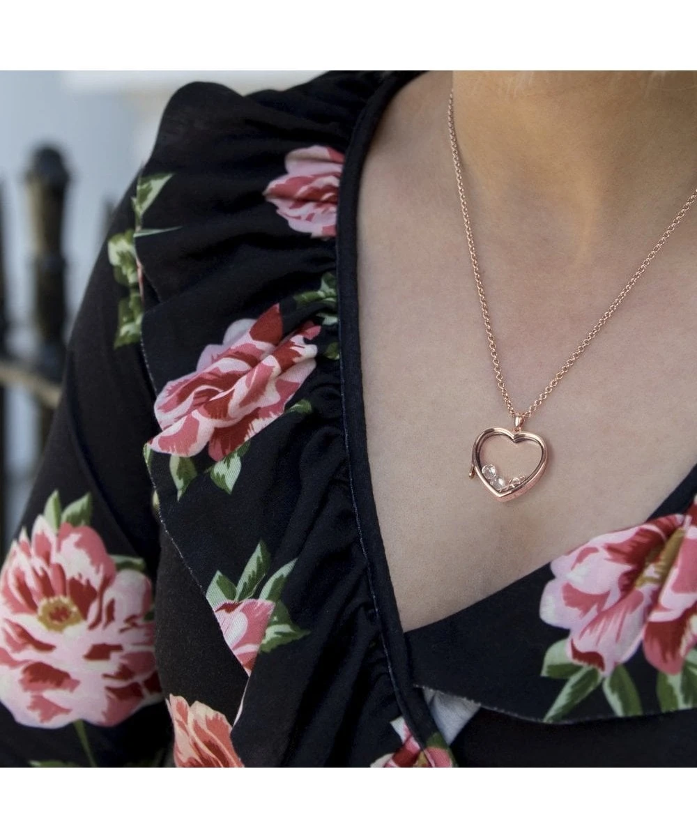 Anais Paris Anais Paris Large Heart Rose Gold Locket 4 Anais Paris Anais Paris Large Heart Rose Gold Locket - Image 2