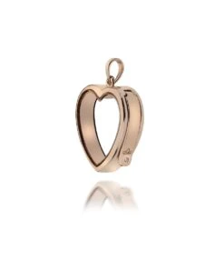 Anais Paris Anais Paris Medium Heart Rose Gold Locket