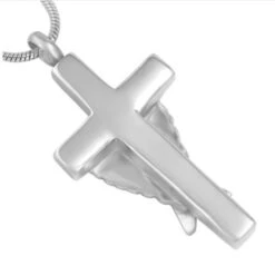 Angelic Cross - Stainless Steel Ashes Memorial Jewellery Pendant 9 Angelic Cross - Stainless Steel Ashes Memorial Jewellery Pendant -Ornaments Promotion Store angeliccross1