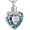 Artistry 'Always In My Heart' - Stainless Steel Ashes Urn Jewellery Pendant 2 Artistry 'Always In My Heart' - Stainless Steel Ashes Urn Jewellery Pendant -Ornaments Promotion Store aritstryalwaysinmyheart