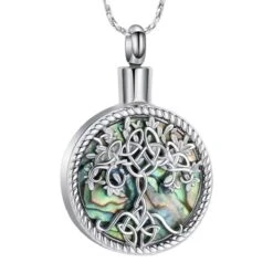 Artistry Tree Of Life - Stainless Steel Cremation Ashes Urn Pendant