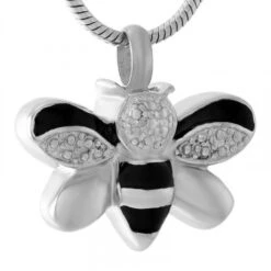 Bee - Stainless Steel Ashes Memorial Jewellery Memorial Pendant
