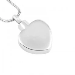 Cross Heart - Stainless Steel Cremation Ashes Memorial Urn Pendant -Ornaments Promotion Store blackinlaycrossheart3