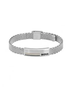 BOSS BOSS Alen Gents Silver Tone Bracelet