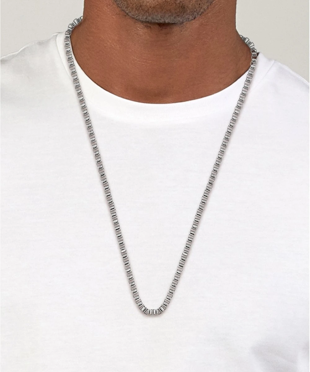 BOSS BOSS Chain For Him Box Link Gents Necklace 4 BOSS BOSS Chain For Him Box Link Gents Necklace - Image 2