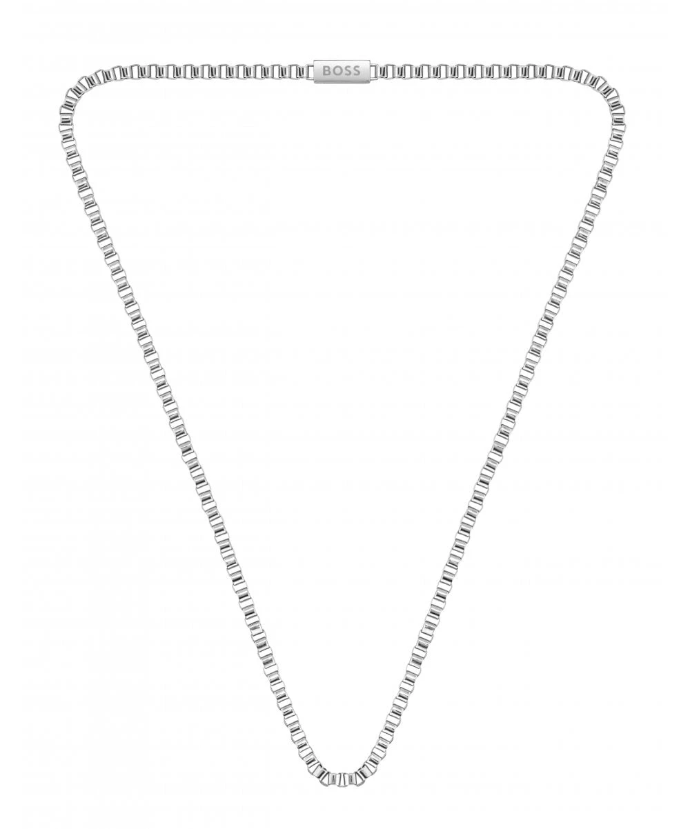 BOSS BOSS Chain For Him Box Link Gents Necklace 3 BOSS BOSS Chain For Him Box Link Gents Necklace