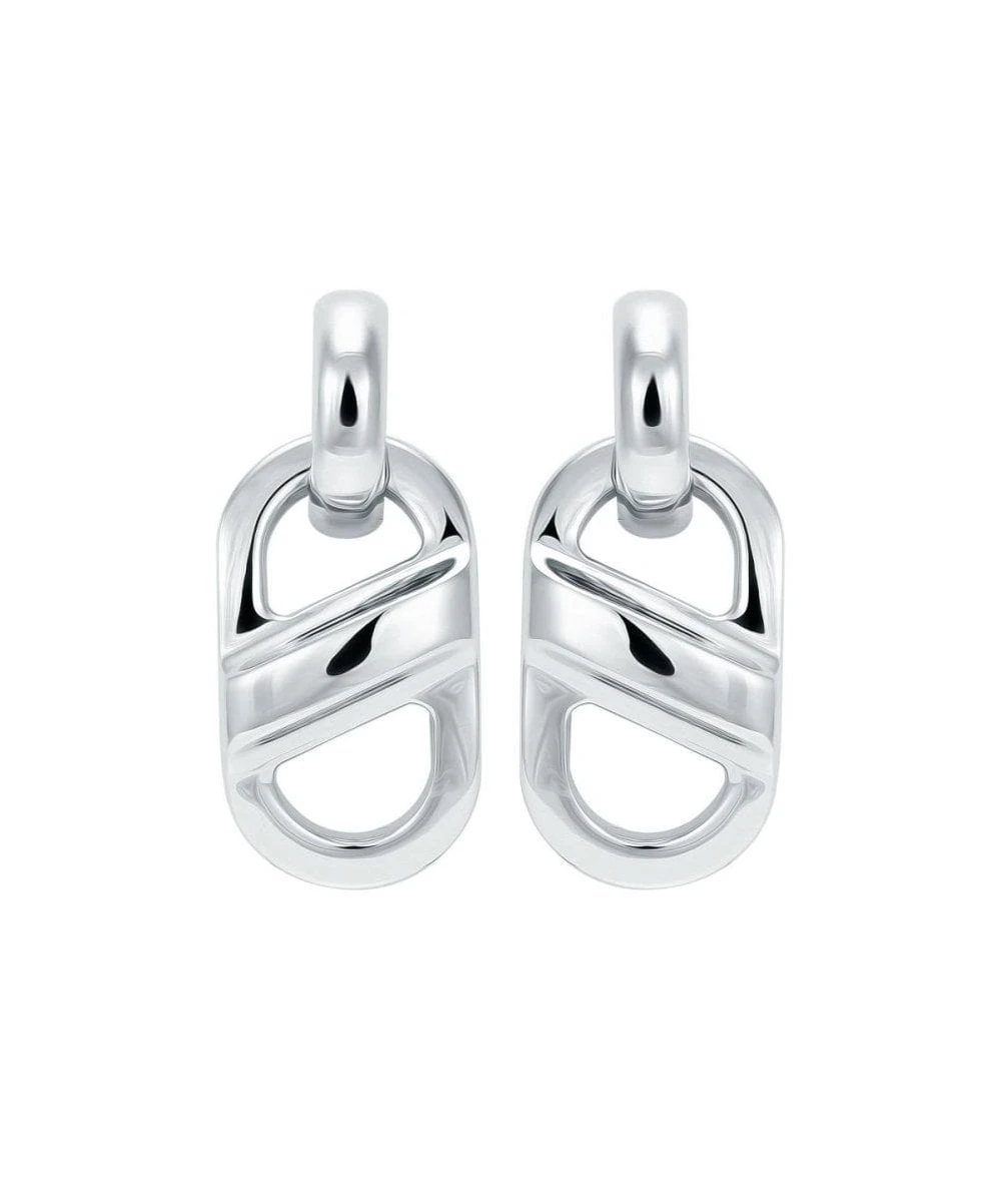 BOSS BOSS Chain Ladies Silver Tone Earrings 3 BOSS BOSS Chain Ladies Silver Tone Earrings