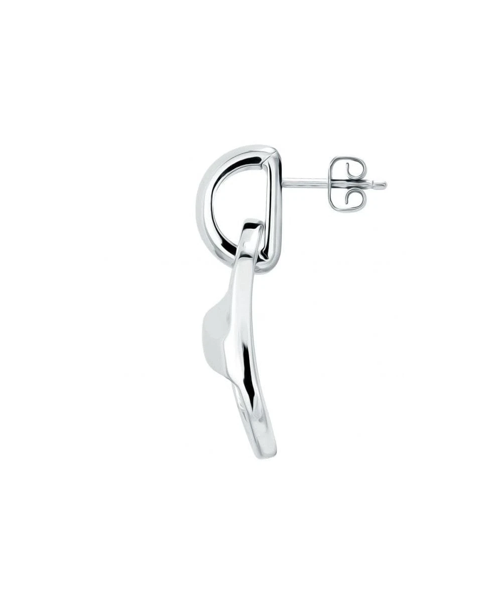 BOSS BOSS Chain Ladies Silver Tone Earrings 4 BOSS BOSS Chain Ladies Silver Tone Earrings - Image 2