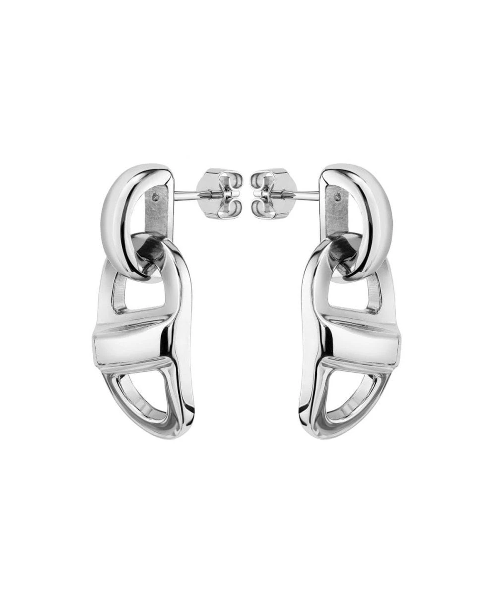 BOSS BOSS Chain Ladies Silver Tone Earrings 5 BOSS BOSS Chain Ladies Silver Tone Earrings - Image 3