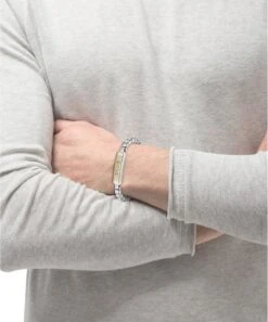 BOSS BOSS Devon Gents Two Tone Box Bracelet 8 BOSS BOSS Devon Gents Two Tone Box Bracelet -Ornaments Promotion Store boss devon gents two tone box bracelet p6408 38519 image