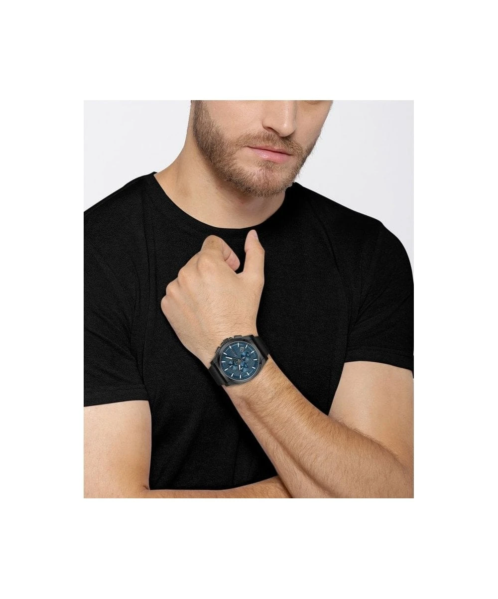 BOSS BOSS Grand Master Chronograph Black Leather Strap Gents Watch 6 BOSS BOSS Grand Master Chronograph Black Leather Strap Gents Watch - Image 4