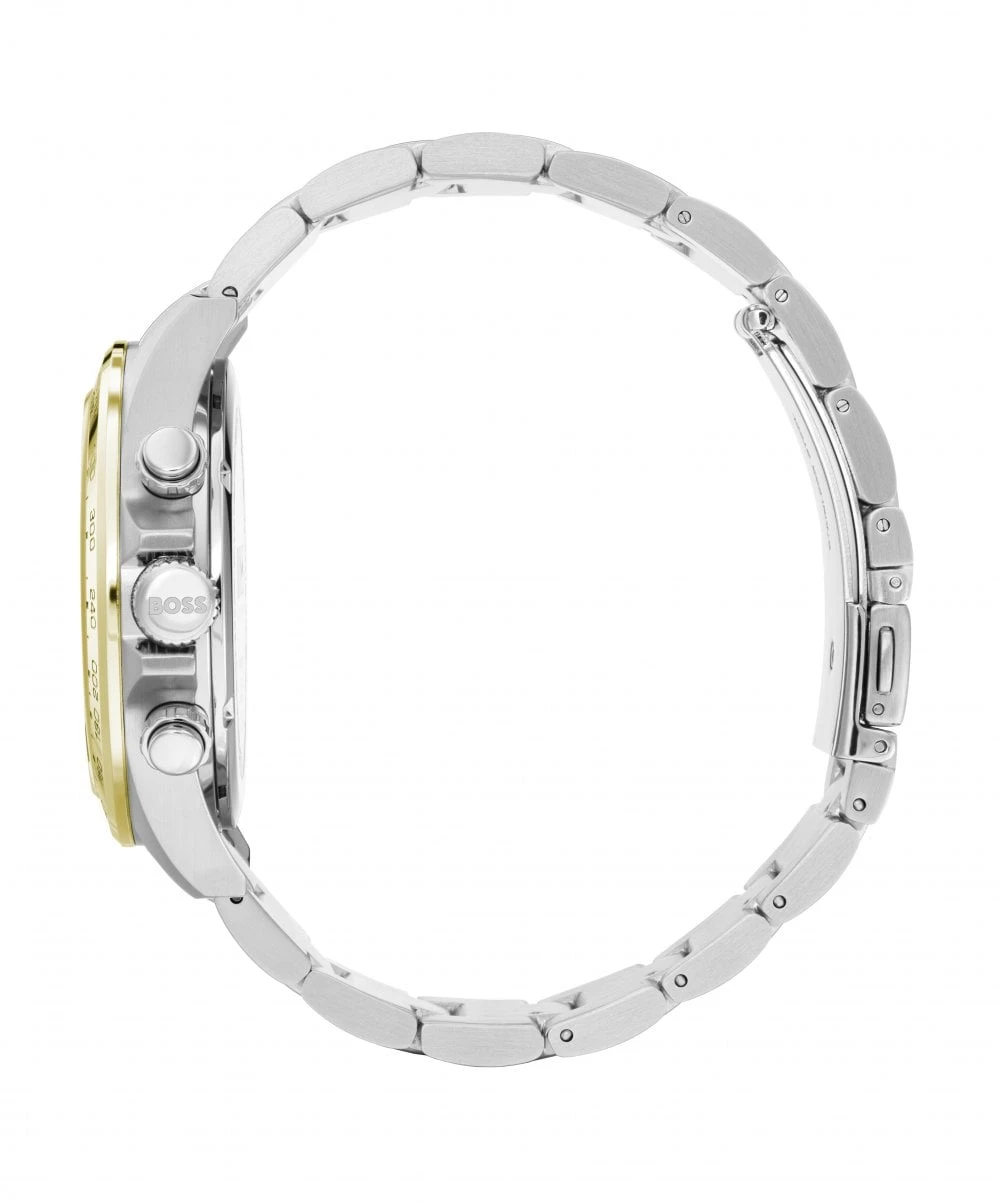 BOSS BOSS Hero Sports Blue Dial Two Tone Gents Bracelet Watch 4 BOSS BOSS Hero Sports Blue Dial Two Tone Gents Bracelet Watch - Image 2