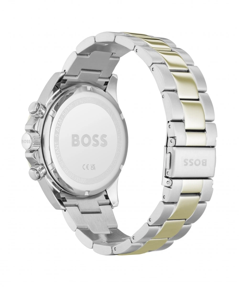 BOSS BOSS Hero Sports Blue Dial Two Tone Gents Bracelet Watch 5 BOSS BOSS Hero Sports Blue Dial Two Tone Gents Bracelet Watch - Image 3