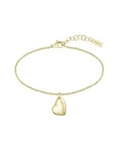 BOSS BOSS Honey Ladies Heart Gold Tone Bracelet