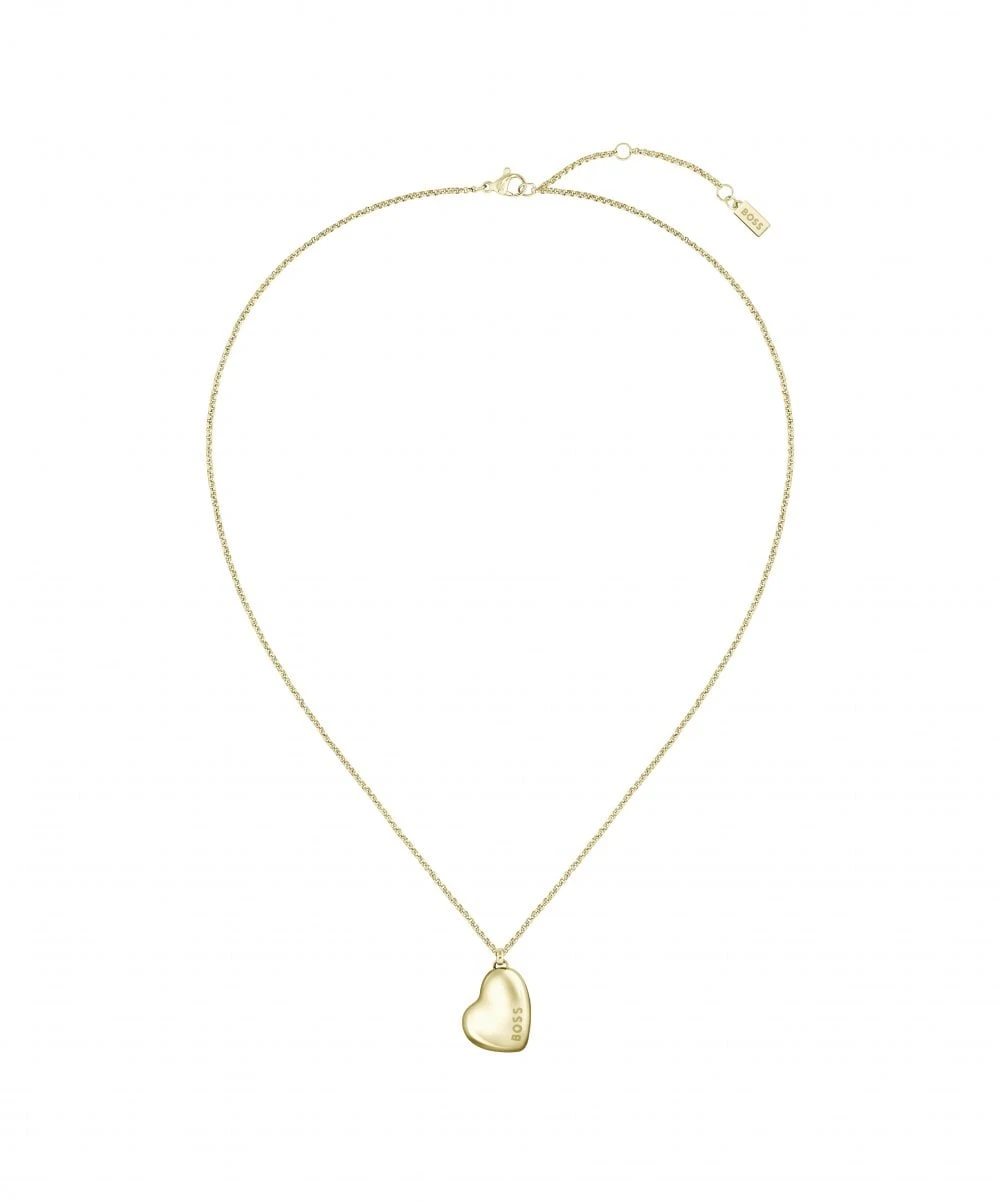 BOSS BOSS Honey Ladies Heart Gold Tone Necklace 4 BOSS BOSS Honey Ladies Heart Gold Tone Necklace - Image 2