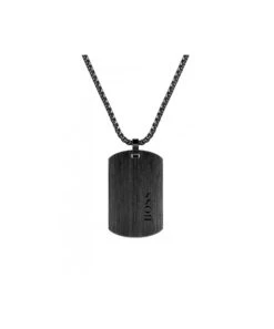 BOSS BOSS Lander Black & Blue Tag Gents Necklace 9 BOSS BOSS Lander Black & Blue Tag Gents Necklace -Ornaments Promotion Store boss lander black blue tag gents necklace p2153 36883 image