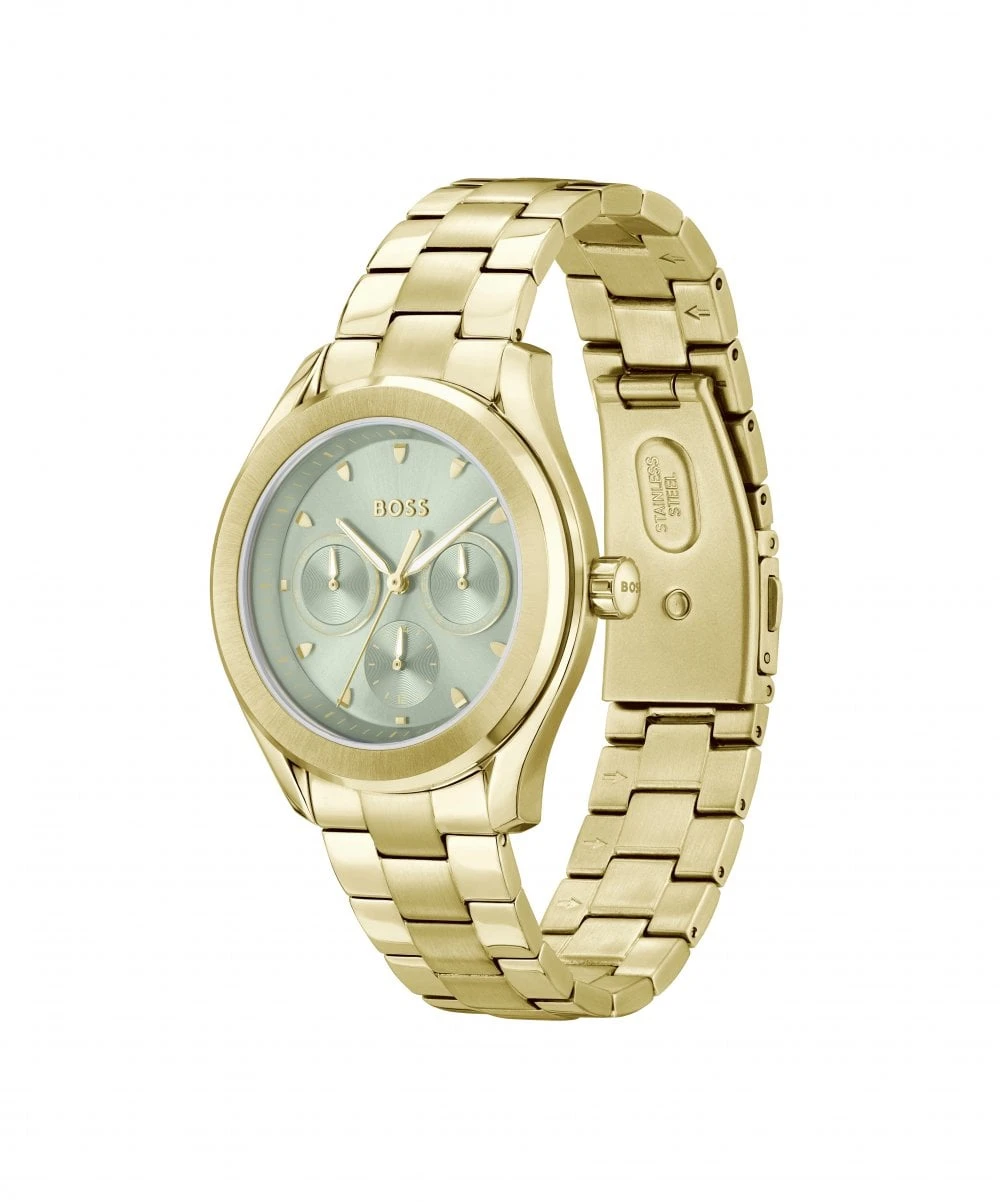BOSS BOSS Lida Gold Plated Ladies Bracelet Watch 4 BOSS BOSS Lida Gold Plated Ladies Bracelet Watch - Image 2