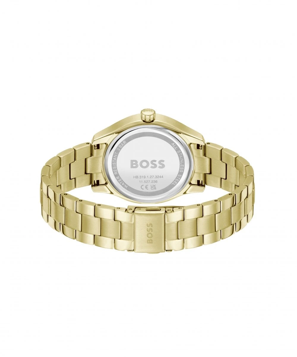 BOSS BOSS Lida Gold Plated Ladies Bracelet Watch 5 BOSS BOSS Lida Gold Plated Ladies Bracelet Watch - Image 3