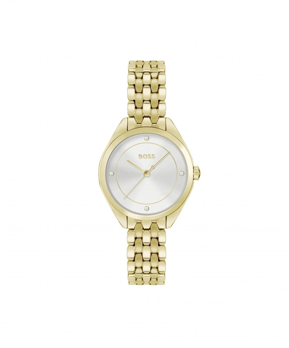 BOSS BOSS Mae Gold Plated Ladies Bracelet Watch 3 BOSS BOSS Mae Gold Plated Ladies Bracelet Watch