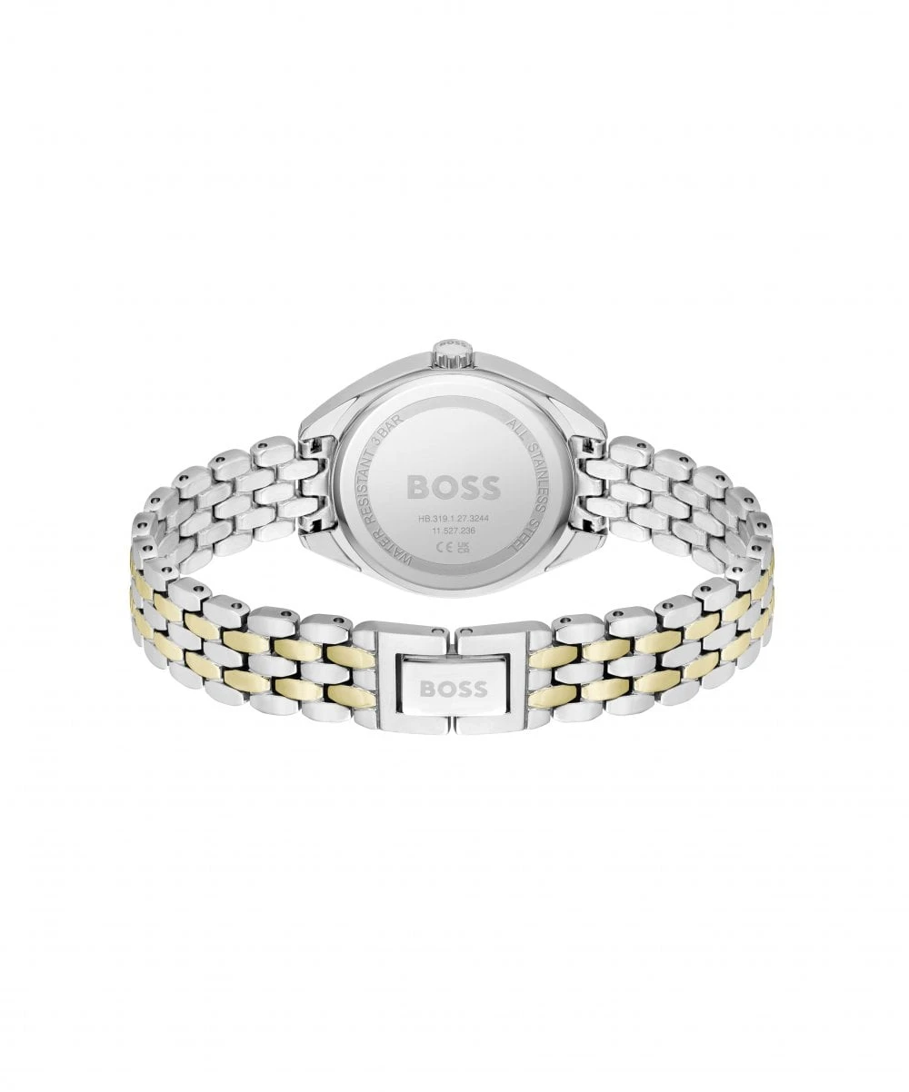 BOSS BOSS Mae Two Tone Crystal Ladies Bracelet Watch 5 BOSS BOSS Mae Two Tone Crystal Ladies Bracelet Watch - Image 3