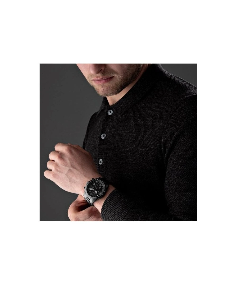 BOSS BOSS Pilot Edition Black Chronograph Gents Bracelet Watch 7 BOSS BOSS Pilot Edition Black Chronograph Gents Bracelet Watch - Image 5