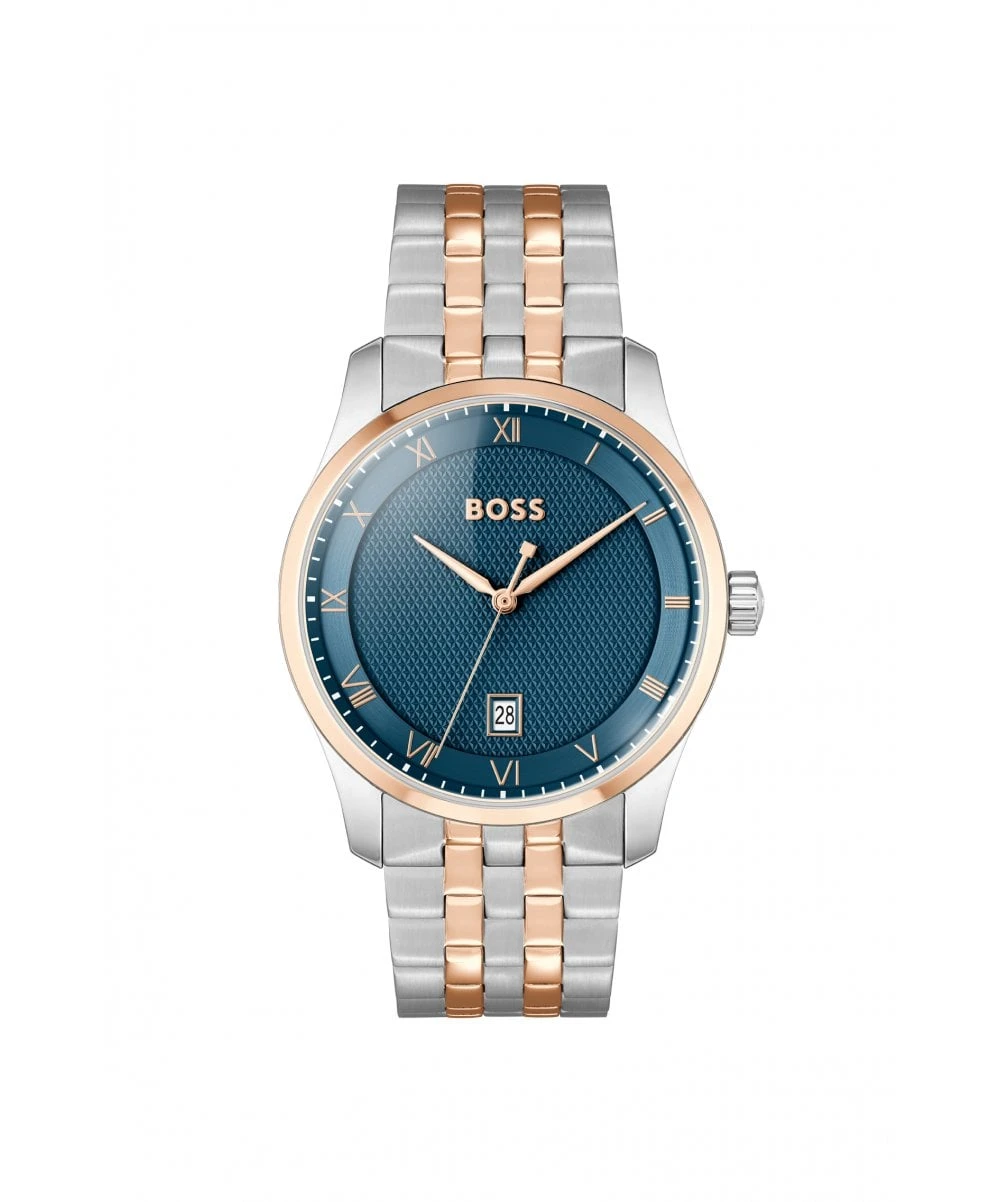 BOSS BOSS Principle Two Tone Gents Bracelet Watch 3 BOSS BOSS Principle Two Tone Gents Bracelet Watch