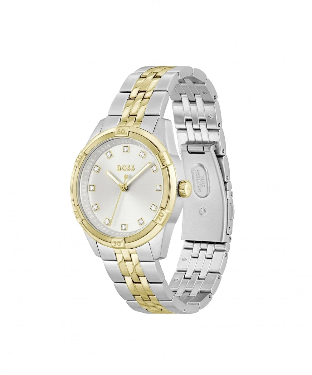 BOSS BOSS Rhea Two Tone Ladies Bracelet Watch 4 BOSS BOSS Rhea Two Tone Ladies Bracelet Watch - Image 2