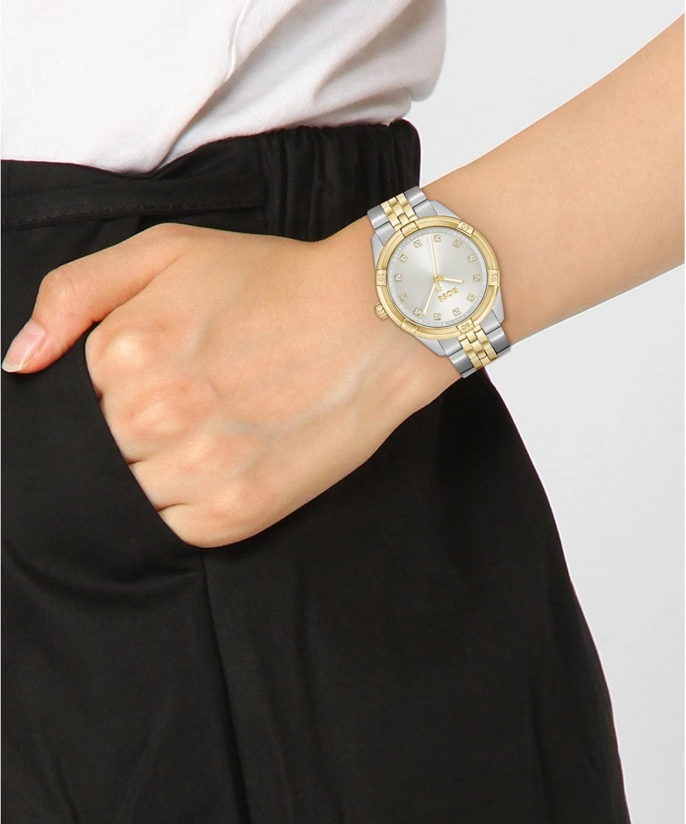 BOSS BOSS Rhea Two Tone Ladies Bracelet Watch 6 BOSS BOSS Rhea Two Tone Ladies Bracelet Watch - Image 4