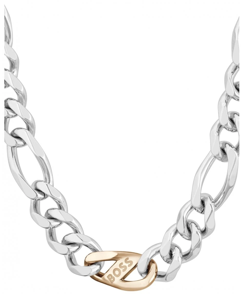 BOSS BOSS Rian Two Tone Chain Gents Necklace
