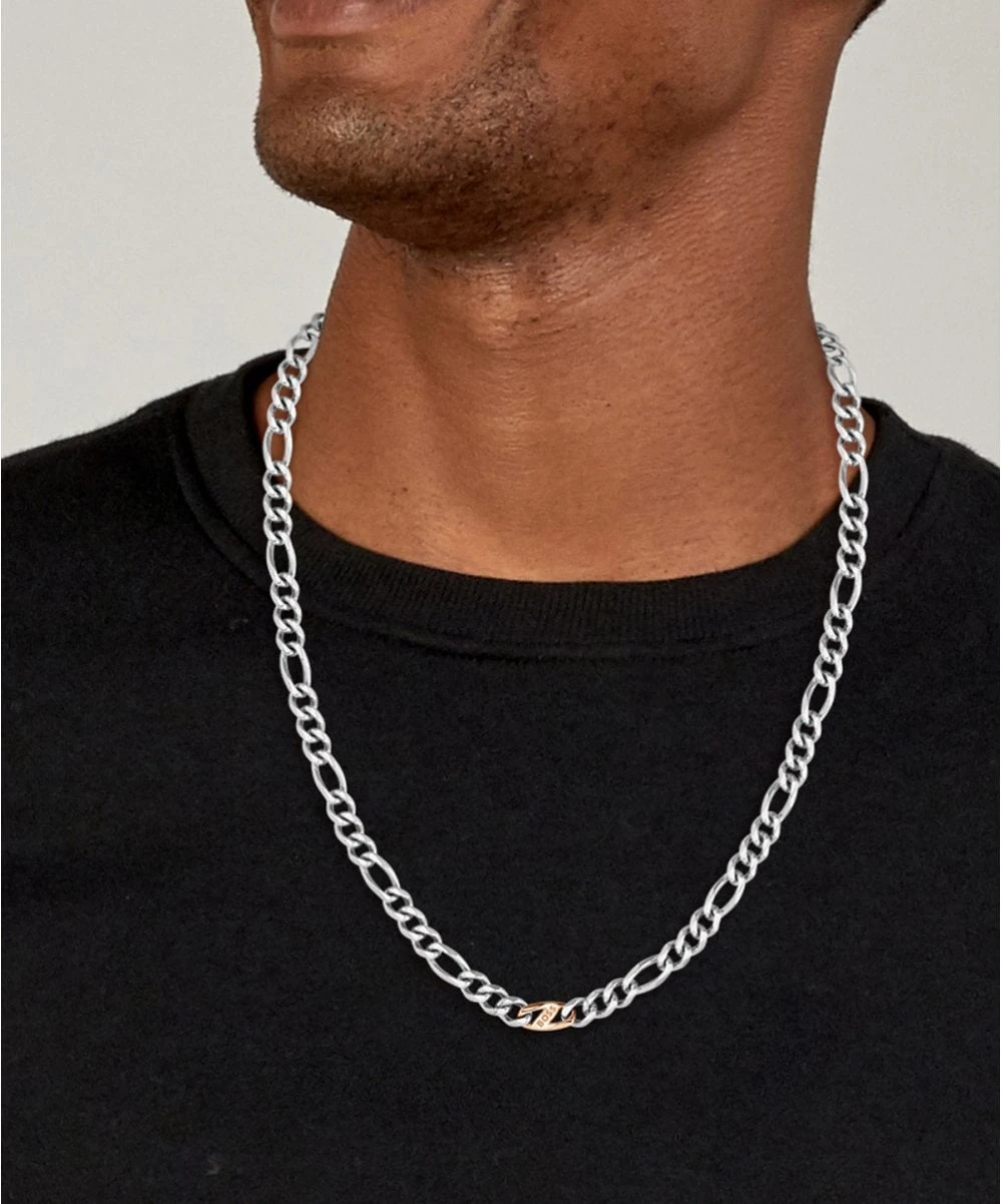 BOSS BOSS Rian Two Tone Chain Gents Necklace 5 BOSS BOSS Rian Two Tone Chain Gents Necklace - Image 3