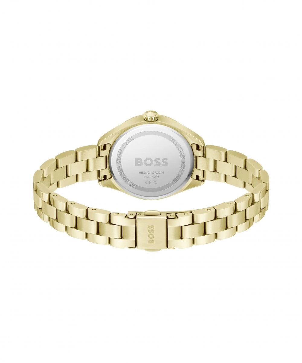 BOSS BOSS Sage Gold Tone Ladies Bracelet Watch 5 BOSS BOSS Sage Gold Tone Ladies Bracelet Watch - Image 3