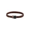 BOSS BOSS Seal Gents Brown Leather Bracelet 1 BOSS BOSS Seal Gents Brown Leather Bracelet -Ornaments Promotion Store boss seal gents brown leather bracelet p1296 36888 image