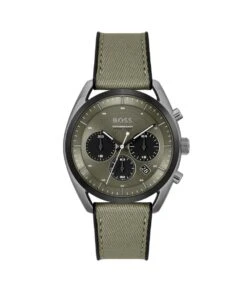 BOSS BOSS Top Grey & Green Chronograph Gents Watch