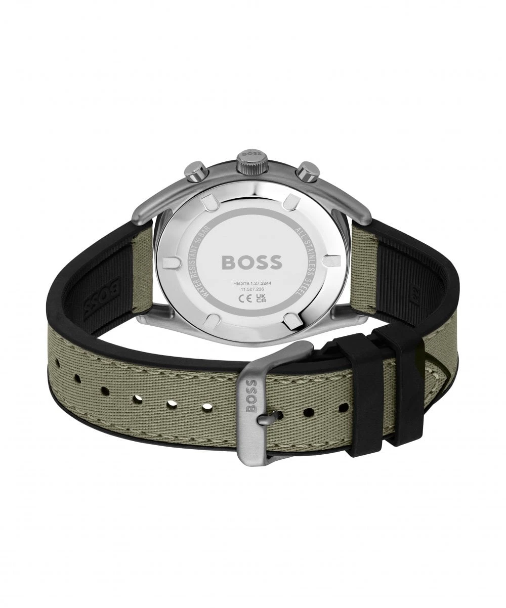 BOSS BOSS Top Grey & Green Chronograph Gents Watch 5 BOSS BOSS Top Grey & Green Chronograph Gents Watch - Image 3