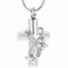 Butterfly Cross - Stainless Steel Cremation Ashes Jewellery Urn Pendant 1 Butterfly Cross - Stainless Steel Cremation Ashes Jewellery Urn Pendant -Ornaments Promotion Store butterflycrosss 1