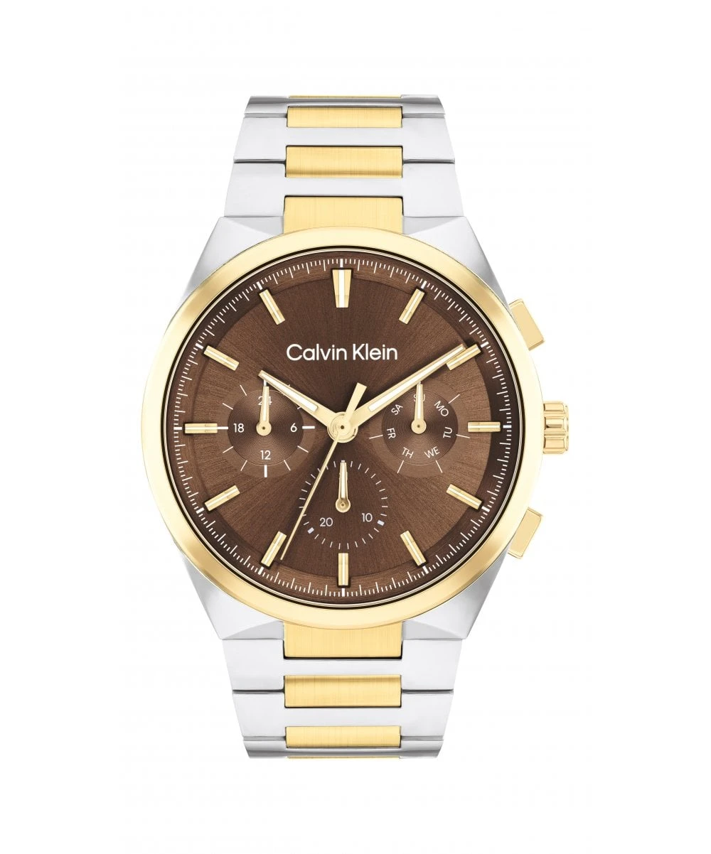 Calvin Klein Calvin Klein Distinguish Two Tone Gents Bracelet Watch 2 Calvin Klein Calvin Klein Distinguish Two Tone Gents Bracelet Watch