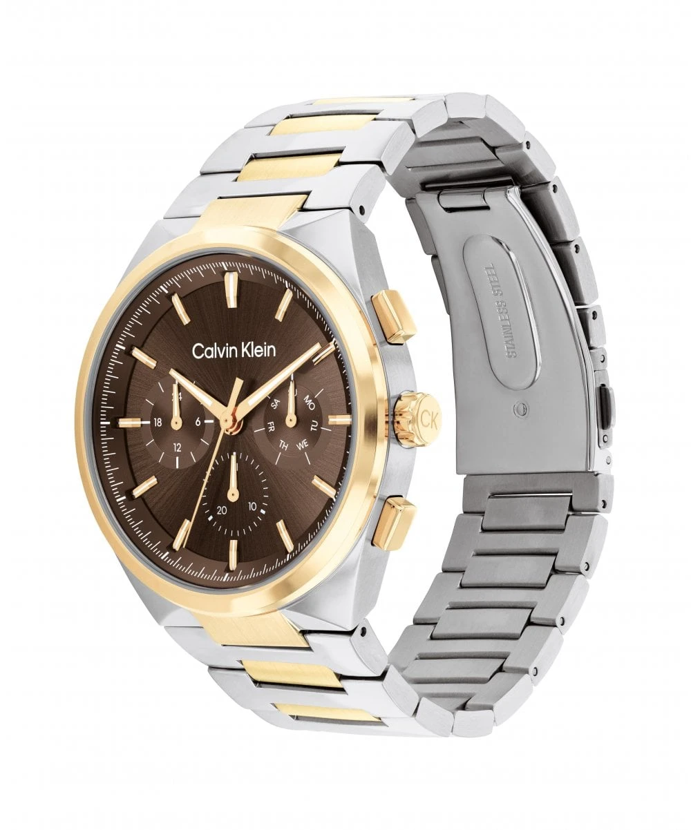 Calvin Klein Calvin Klein Distinguish Two Tone Gents Bracelet Watch 3 Calvin Klein Calvin Klein Distinguish Two Tone Gents Bracelet Watch - Image 2