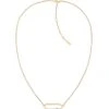 Calvin Klein Calvin Klein Elongated Oval Gold Plated Ladies Necklace 2 Calvin Klein Calvin Klein Elongated Oval Gold Plated Ladies Necklace -Ornaments Promotion Store calvin klein elongated oval gold plated ladies necklace p3620 36977 image
