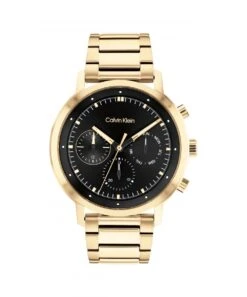 Calvin Klein Calvin Klein Gauge Gold Plated Gents Bracelet Watch
