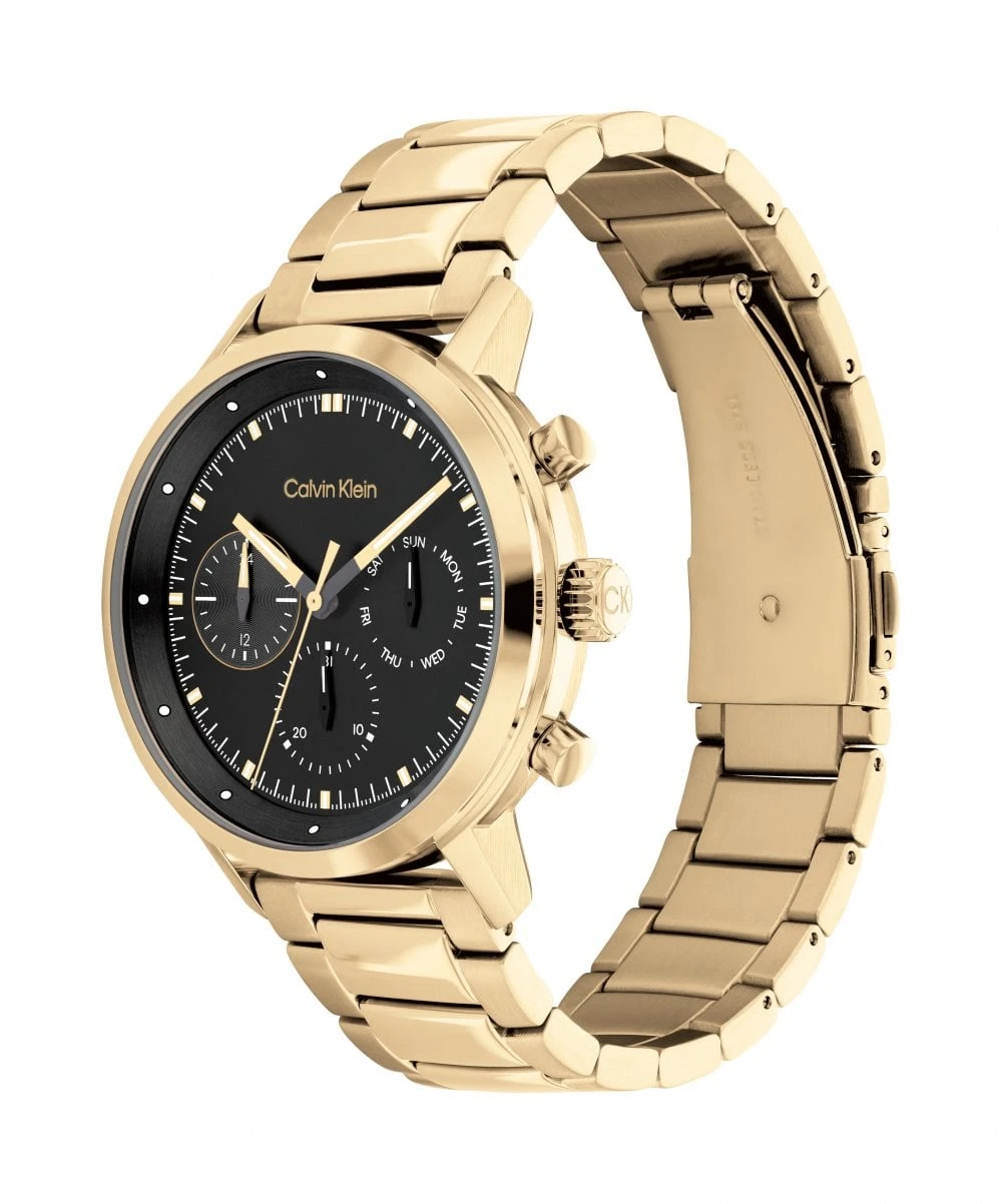 Calvin Klein Calvin Klein Gauge Gold Plated Gents Bracelet Watch 4 Calvin Klein Calvin Klein Gauge Gold Plated Gents Bracelet Watch - Image 2