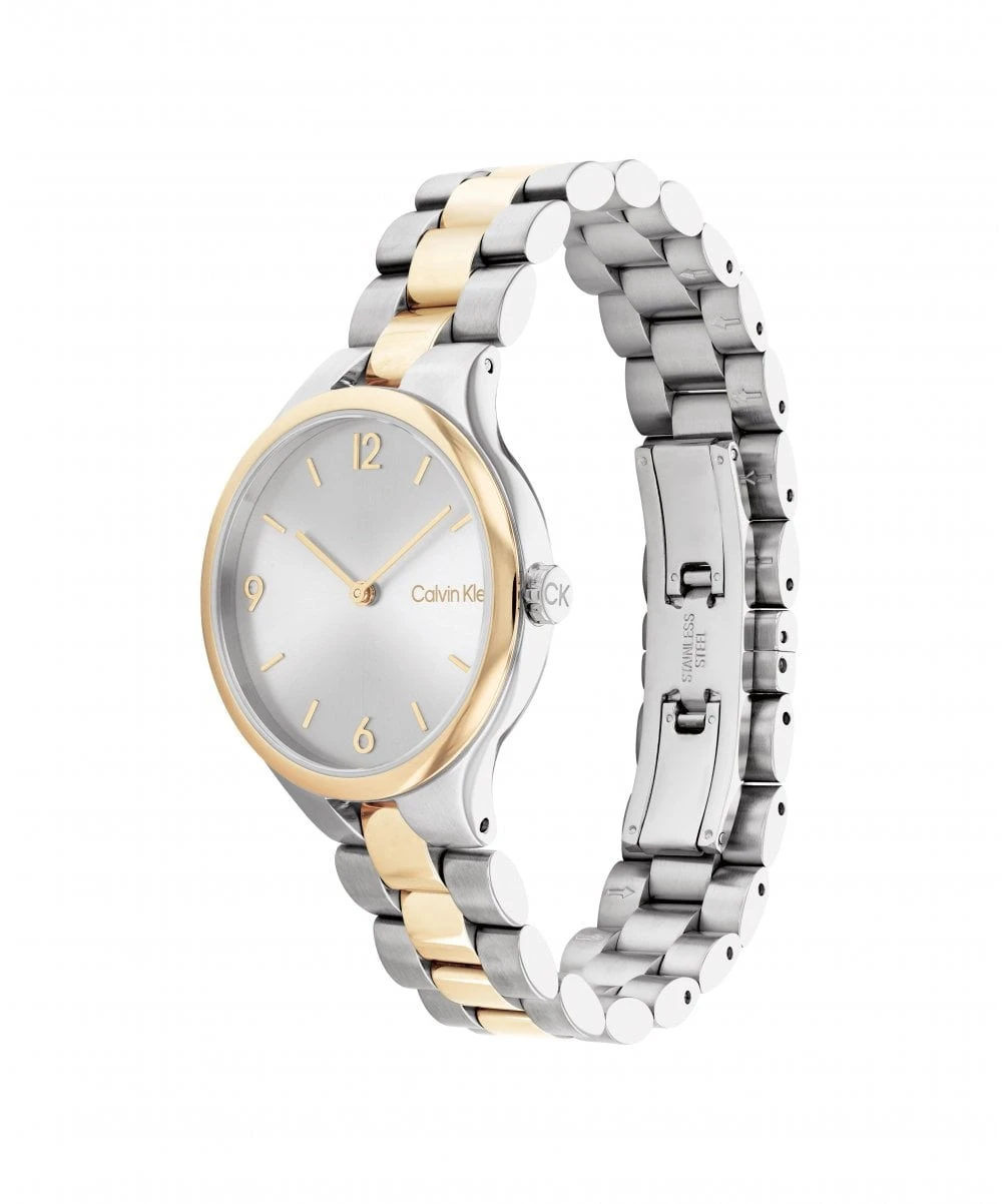 Calvin Klein Calvin Klein Linked Bracelet Two Tone Ladies Bracelet Watch 4 Calvin Klein Calvin Klein Linked Bracelet Two Tone Ladies Bracelet Watch - Image 2