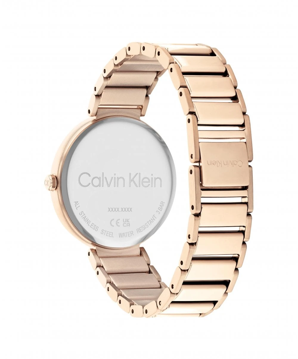 Calvin Klein Calvin Klein Minimalistic T Bar Rose Gold Plated Ladies Bracelet Watch 5 Calvin Klein Calvin Klein Minimalistic T Bar Rose Gold Plated Ladies Bracelet Watch - Image 3
