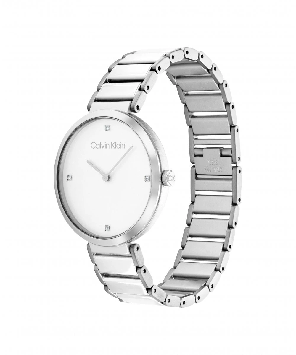 Calvin Klein Calvin Klein Minimalistic T Bar Stainless Steel Ladies Bracelet Watch 4 Calvin Klein Calvin Klein Minimalistic T Bar Stainless Steel Ladies Bracelet Watch - Image 2