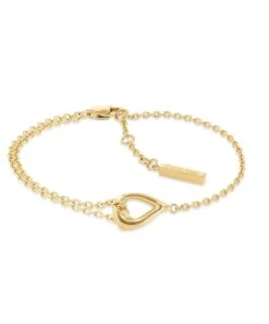 Calvin Klein Calvin Klein Sculptured Drops Gold Plated Ladies Bracelet