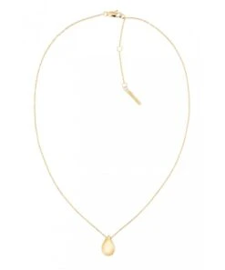 Calvin Klein Calvin Klein Sculptured Drops Gold Plated Ladies Necklace