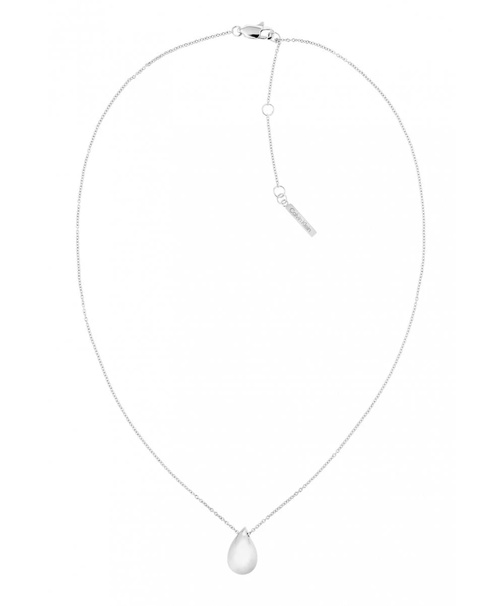 Calvin Klein Calvin Klein Sculptured Drops Ladies Necklace 3 Calvin Klein Calvin Klein Sculptured Drops Ladies Necklace