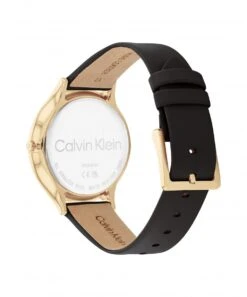 Calvin Klein Calvin Klein Timeless Ladies Black Leather Strap Watch 8 Calvin Klein Calvin Klein Timeless Ladies Black Leather Strap Watch -Ornaments Promotion Store calvin klein timeless ladies black leather strap watch p3592 36668 image